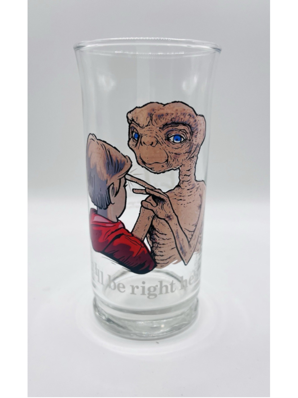 Vintage 1982 Pizza Hut E.T. “I’ll Be Right Here” Limited Edition Glass Tumbler